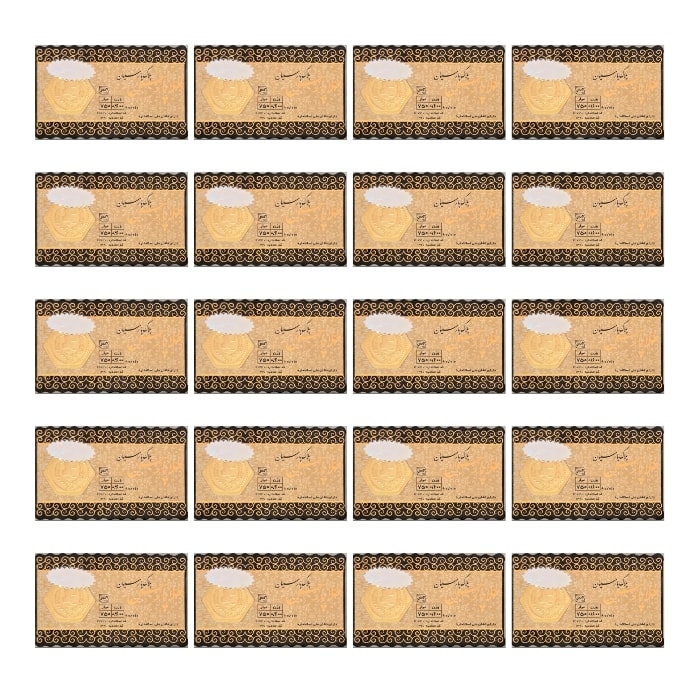 سکه طلا پارس 600 سوتی 18 عیار بسته  20 عددی