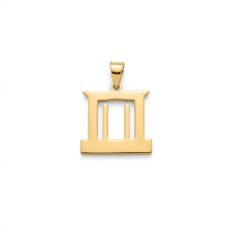 پلاک طلا 18عیار طرح تخت جمشید