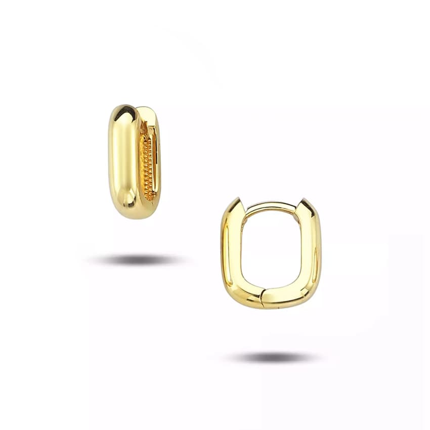 گوشواره حلقه ای لارا طلا 18 عیار