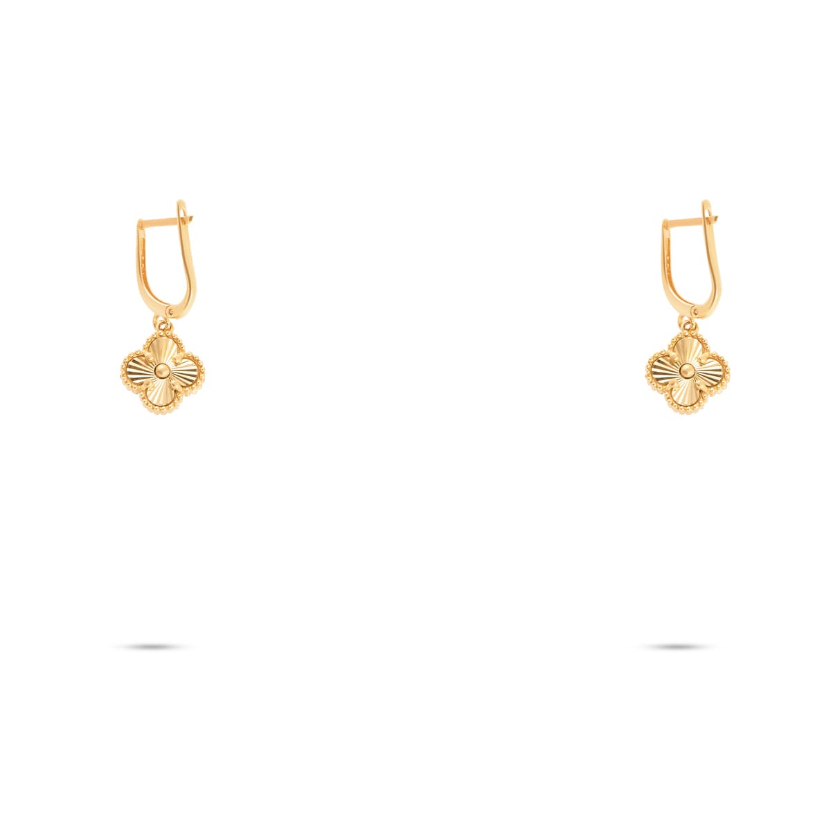 گوشواره طلا 18 عیار کلیپسی ونکلیف
